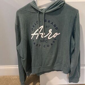 Aeropostale Teal Hoodie with Logo